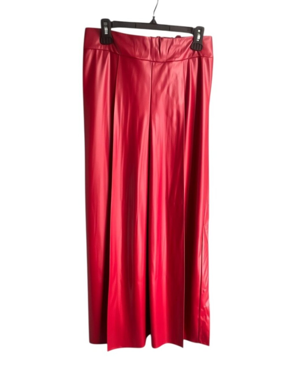 Nylon Apparel Red Wide Leg Bootcut Pants Size 1X/2X Stretch Pull-On